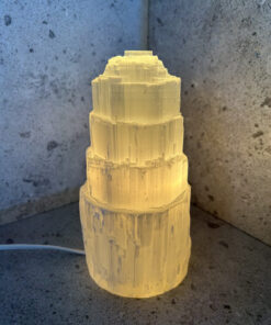 Selenit ✨ Lampa XL (2.5kg, 23cm) – Obrázok 3